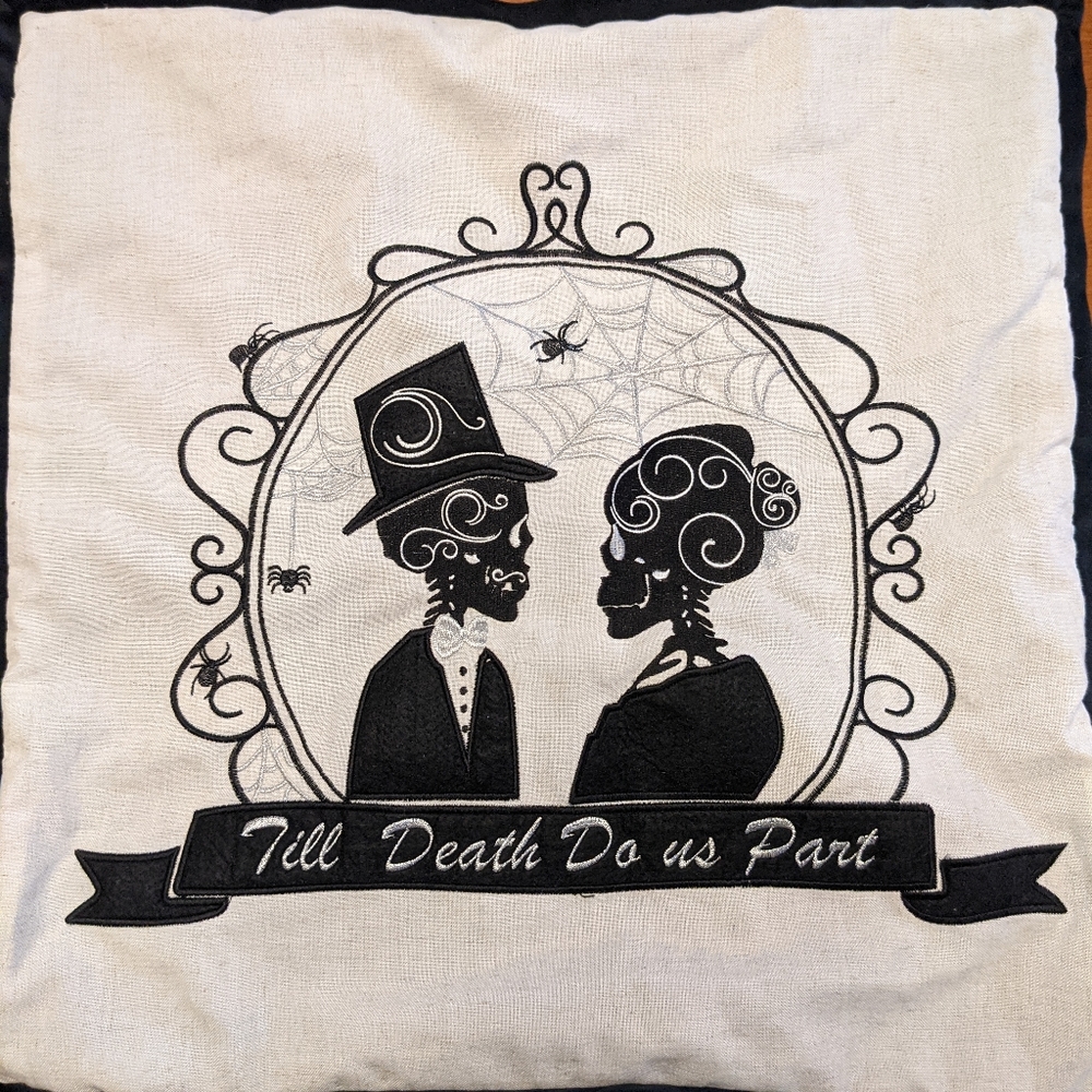 FULL MOON HOME | Til Death Do us Part pillowcase 20" x 20"